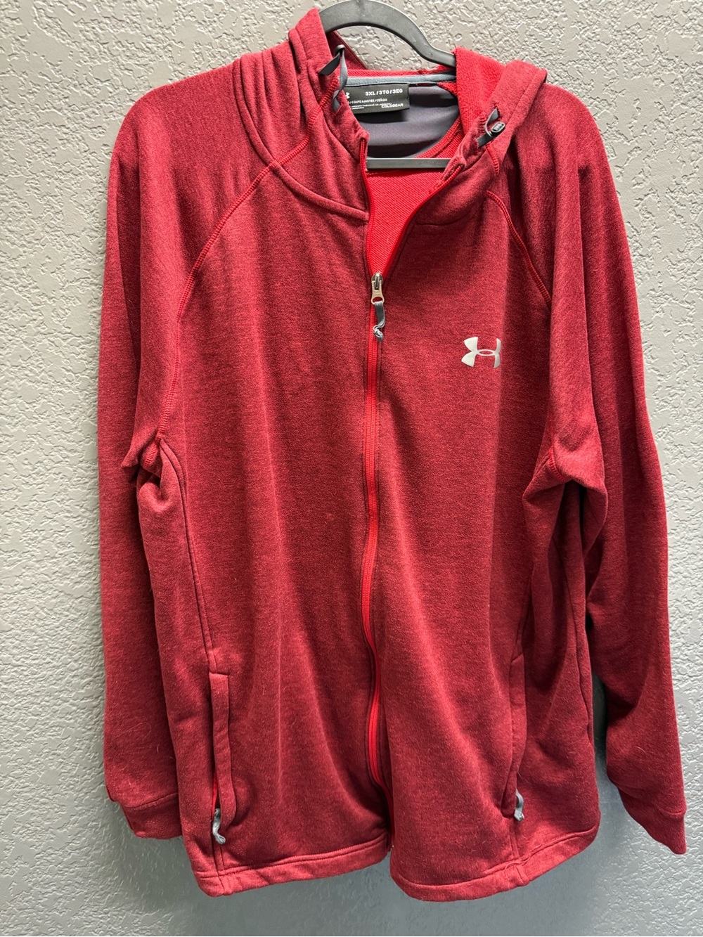 Under Armour Red Hooded ColdGear Jacket